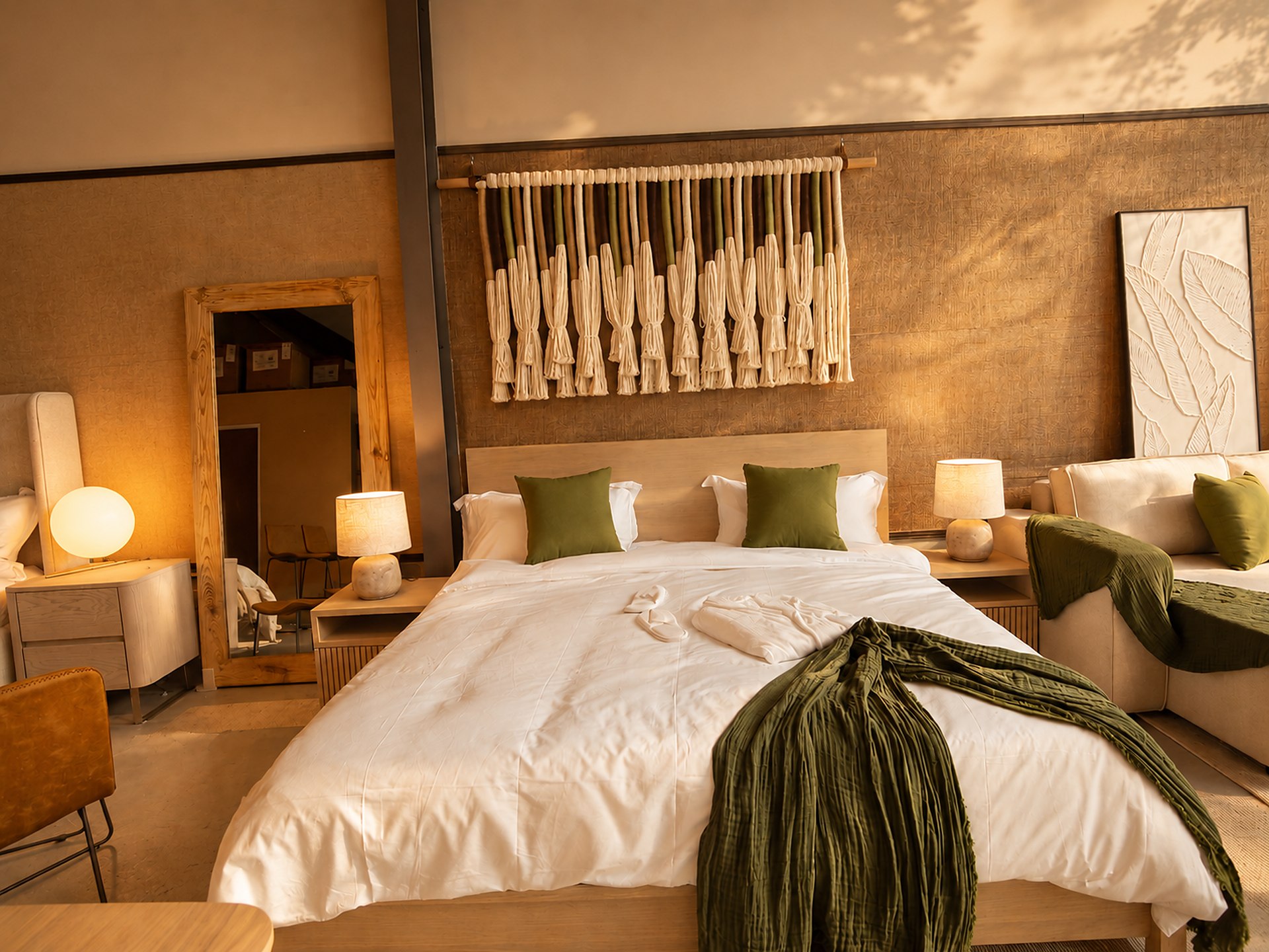 Ambiente Boho Chic Tropical de FYNA Contractor